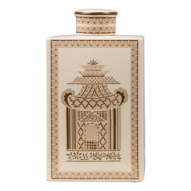 Winterthur for Port 68 Pagoda Garden Mocha Medium Jar For Sale