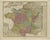 Antique Hand-Colored Map of France by J.B. Elwe, 1792 For Sale