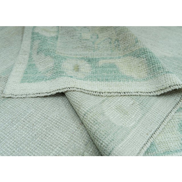Gray Turkish Oushak Rug 11'7" x 12'4" #19382 For Sale - Image 8 of 8