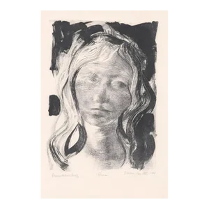 Donna Rae Hirt Portrait of Rima Lithograph
