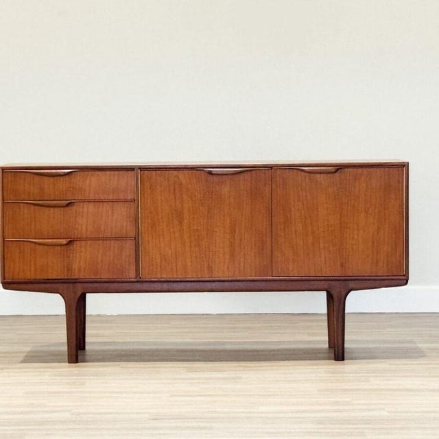 Stunning small teak sideboard designed by Tom Robertson for AH McIntosh , included in the Moy collection ; collection...
