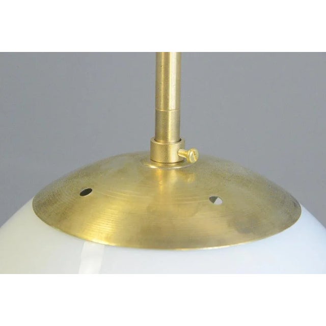 Opaline Pendant Light by Vilhelm Lauritzen, 1950s For Sale - Image 3 of 9