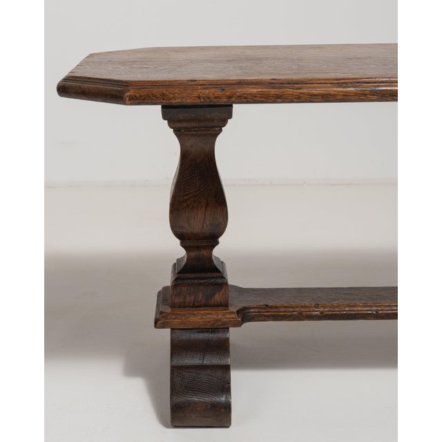 1970s Oak Refectory Coffee Table For Sale - Image 16 of 16