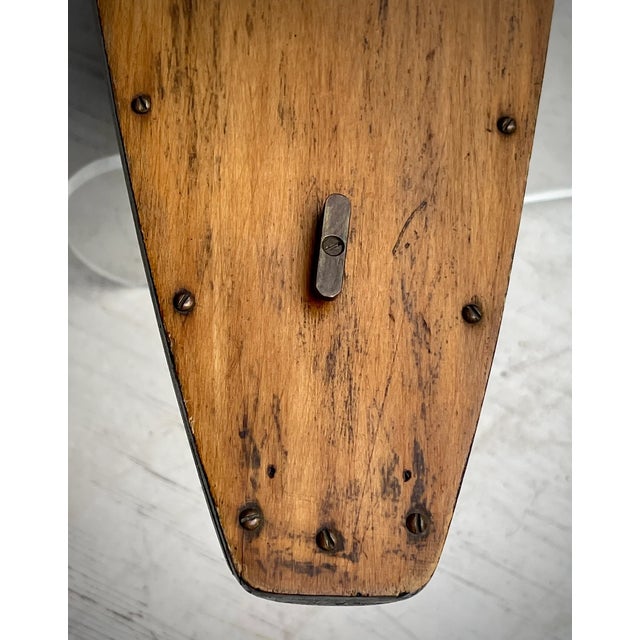 Fantastic Authentic Antique Model SailBoat Old Paint Surface Wonderful Patina Pond Boat For Sale In Philadelphia - Image 6 of 10