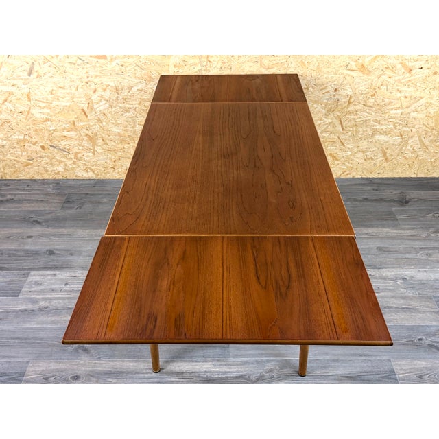 Vintage Danish Teak Dining Table, 1960s For Sale - Image 16 of 18