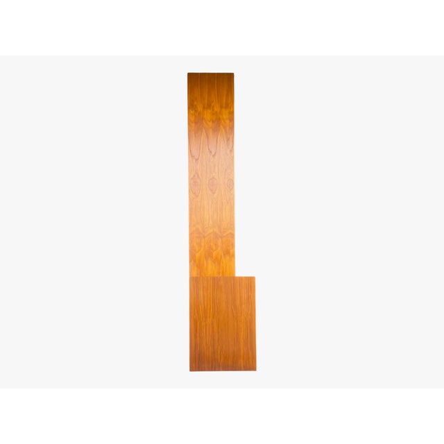 Restored 1960s Danish Modern Bookcase Cabinet With Carved Pulls & Sliding Doors For Sale - Image 17 of 17