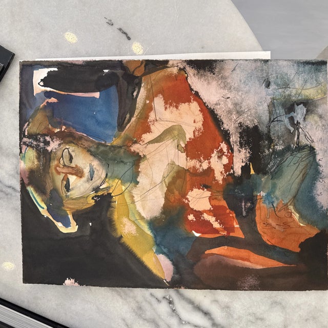 2020s Phil Saxon Ink Drawing on Paper For Sale - Image 5 of 9