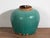 Antique Turquoise Ceramic Vase For Sale - Image 4 of 6