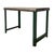 Industrial Vintage Heavy Duty Industrial Steel Workbench Table With Painted Legs. For Sale - Image 3 of 7