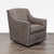 This Lexington lounge chair features a modern design with smooth taupe leather upholstery. The chair offers a comfortable...