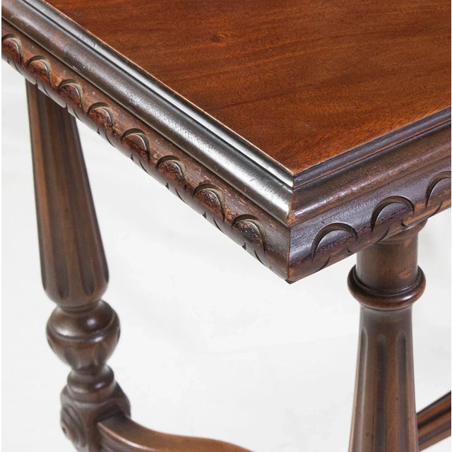 Wood Early 20th Century Imperial Made in Grand Rapids Console Entryway Table For Sale - Image 7 of 18