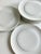 Gemiini pattern by Mikaela Dorfel set of dinner plates designed for Mono Germany. The center of the plate has a convex...