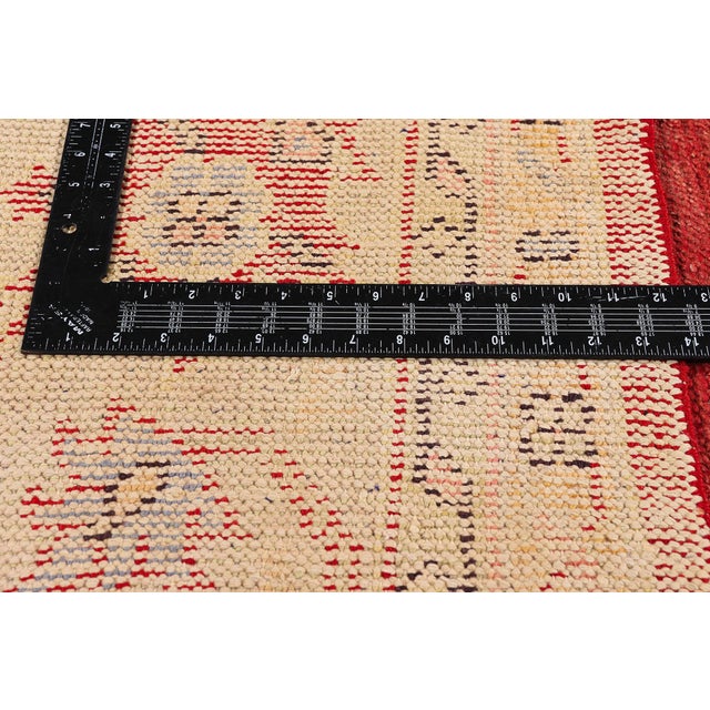 Textile Antique Turkish Oushak Rug, 09'08 X 12'08 For Sale - Image 7 of 10