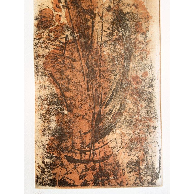 Modern Coriat, Abstract Calligraphy, Engraving For Sale - Image 3 of 7