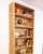 Vintage Antique Style Handmade Pine 7-Shelf Bookcase Rustic Boho For Sale - Image 9 of 10