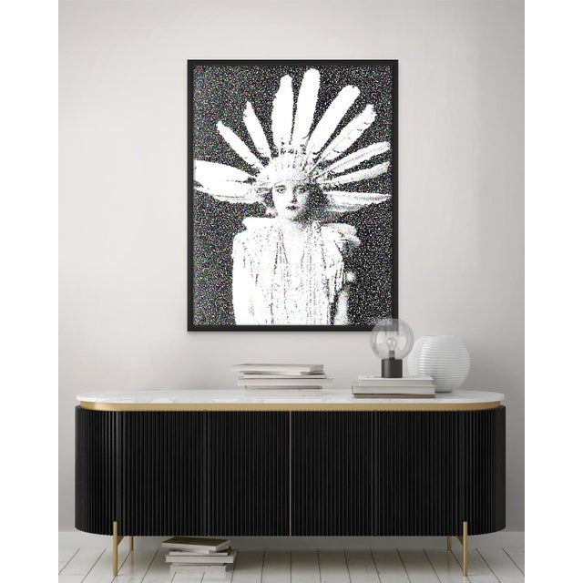 Black 33' X 43' - Tallulah Blankhead - High-End Framed Color Photograph Limited Edition Print For Sale - Image 8 of 8