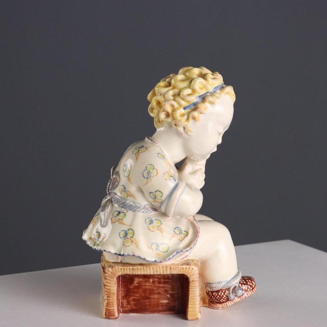 Majolica Terracotta Sculpture attributed to Minghetti Manufacture For Sale - Image 5 of 9