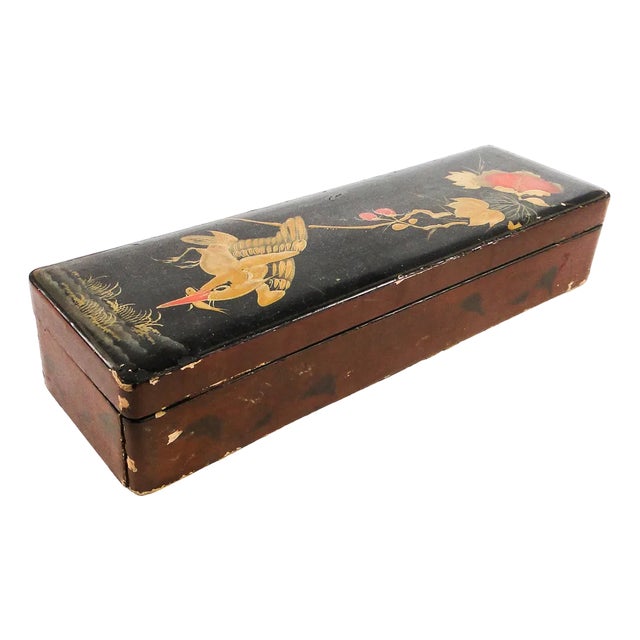 Japanese Lacquerware Box, 1920s For Sale