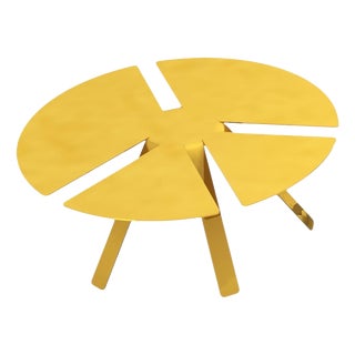 Pace Round Coffee Table in Powder-Coated Aluminum by Altreforme For Sale