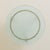 A French low round coffee table from the 1960s, combining gilt metal and frosted glass. The circular frame rests on three...
