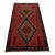 Baloch Rug 3’10” X 6’5” Red Wool Vintage Tribal Hand-Knotted Oriental Carpet For Sale