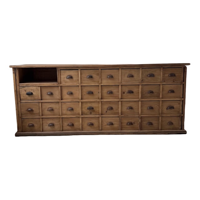 Pine Workshop Cabinet, 1950s For Sale