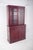 European Mahogany Bookcase with Desk, 1890s For Sale - Image 4 of 12