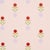 SAMPLE - Schumacher x Peg Norriss Forget Me Dots Wallpaper In Pink For Sale