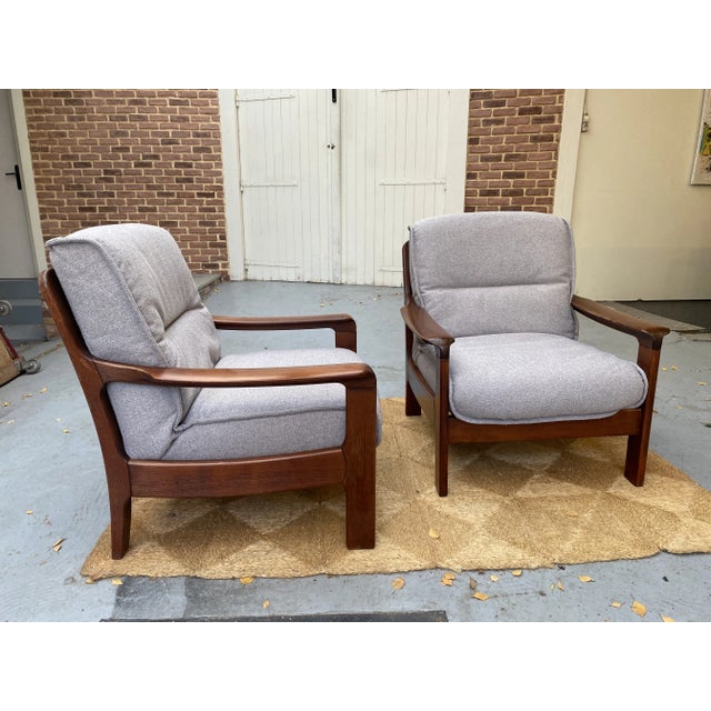 Set of Scandinavian Armchairs, 1960s For Sale - Image 6 of 7