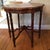 Vintage Victorian Style 6 Leg Walnut Scalloped Edge Sided Table For Sale - Image 4 of 12