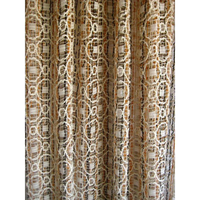 This beautiful pair of sheers In the Jack Lenor Larsen style as we didn t find brand labels on them is strong in style by...