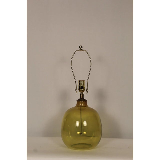 Mid 20th Century Mezza Murano Style Hand Blown Table Lamp For Sale - Image 10 of 13