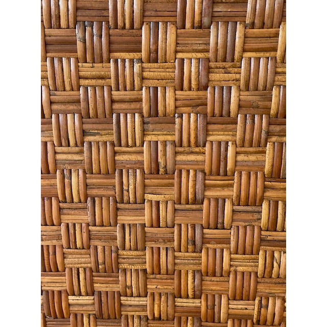 Brown Vintage Rattan Chairs For Sale - Image 8 of 13