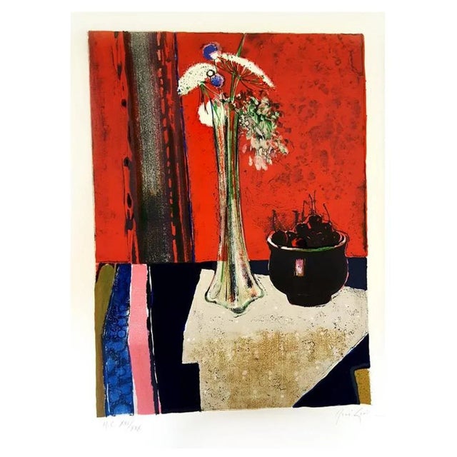 René Lenig - Original Handsigned Lithograph - Ecole de Paris Circa 1960 For Sale - Image 3 of 3