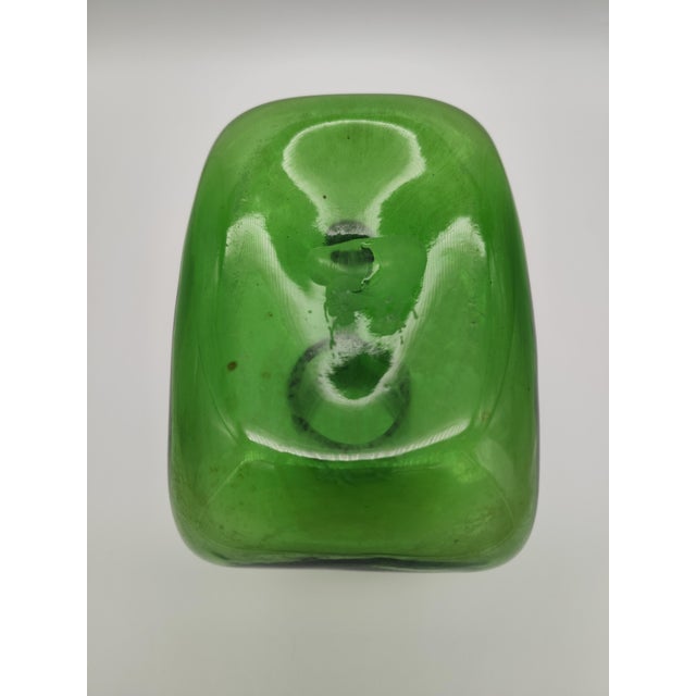 Mid-Century Green Jug from Empoli, Italy, 1970s For Sale - Image 4 of 5