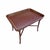 Bring timeless elegance to your home with this charming vintage maroon tray table, beautifully decorated with hand-painted...