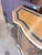 Vintage Italian Hand-Painted Floral Console Cabinet With Serpentine Front For Sale - Image 4 of 10