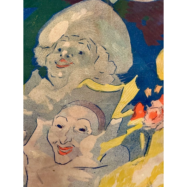Printmaking Materials Original Jules Chéret "L'Arc-en-Ciel" Folies-Bergère Color Lithograph, Paris, 1893 For Sale - Image 7 of 18