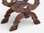 Monumental 19th-Century Renaissance Revival Carved Walnut Folding Stool For Sale - Image 4 of 13