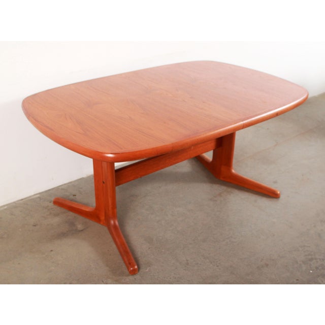 Mid Century Danish Modern Teak Dining Table Chairish