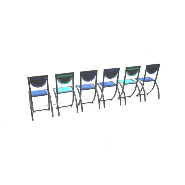 Dining Chairs by Karl Friedrich Förster for KFF Design, Set of 6, in Good conditions. Designed 1980 to 1989 This piece has...