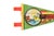Vintage Saint Lawrence Seaway New York felt flag pennant circa 1970. Colorful and uniquely styled, this mid-century...