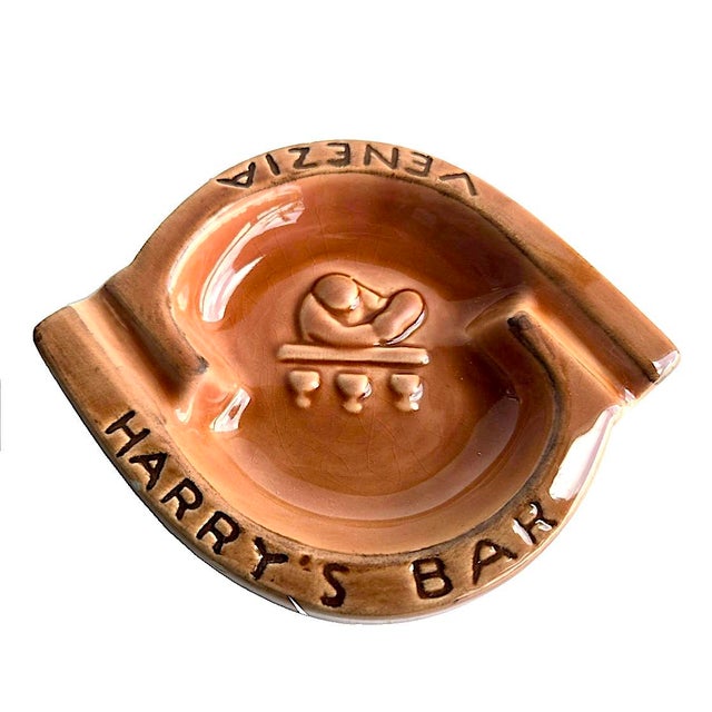 Vintage Harry's Bar Venezia Ceramic Ashtray For Sale In Miami - Image 6 of 16