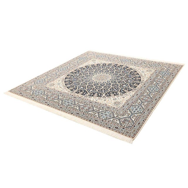 Nain Rug | Size: 208 x 204 cm | Provenance: Nain | Knot density: approx. 900.000 knots/m² | Pile: 100% virgin wool | Warp:...