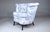 Swedish Art Deco Barrel Bergere Chairs, 1920's French Toile For Sale - Image 12 of 15