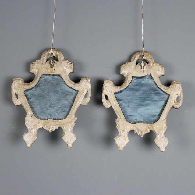 Neoclassical Carved Wood Cartaglories, Set of 2 For Sale - Image 10 of 11