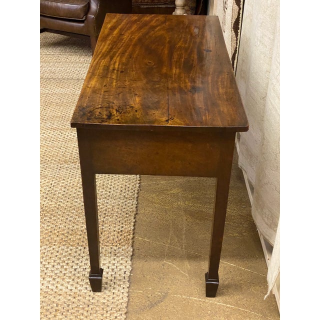 English Circa 1820 English 2 Drawer Table For Sale - Image 3 of 13