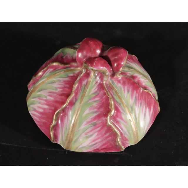 German Porcelain Cabbage Tureen and Cover, Marcolini Meissen For Sale - Image 9 of 10