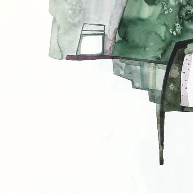 Maria C Bernhardsson "Green House" Original Painting For Sale In Los Angeles - Image 6 of 9