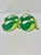 Pop Art Embroidered Linen Lime Fruit Cocktail Napkins-Set of 4 For Sale - Image 3 of 6